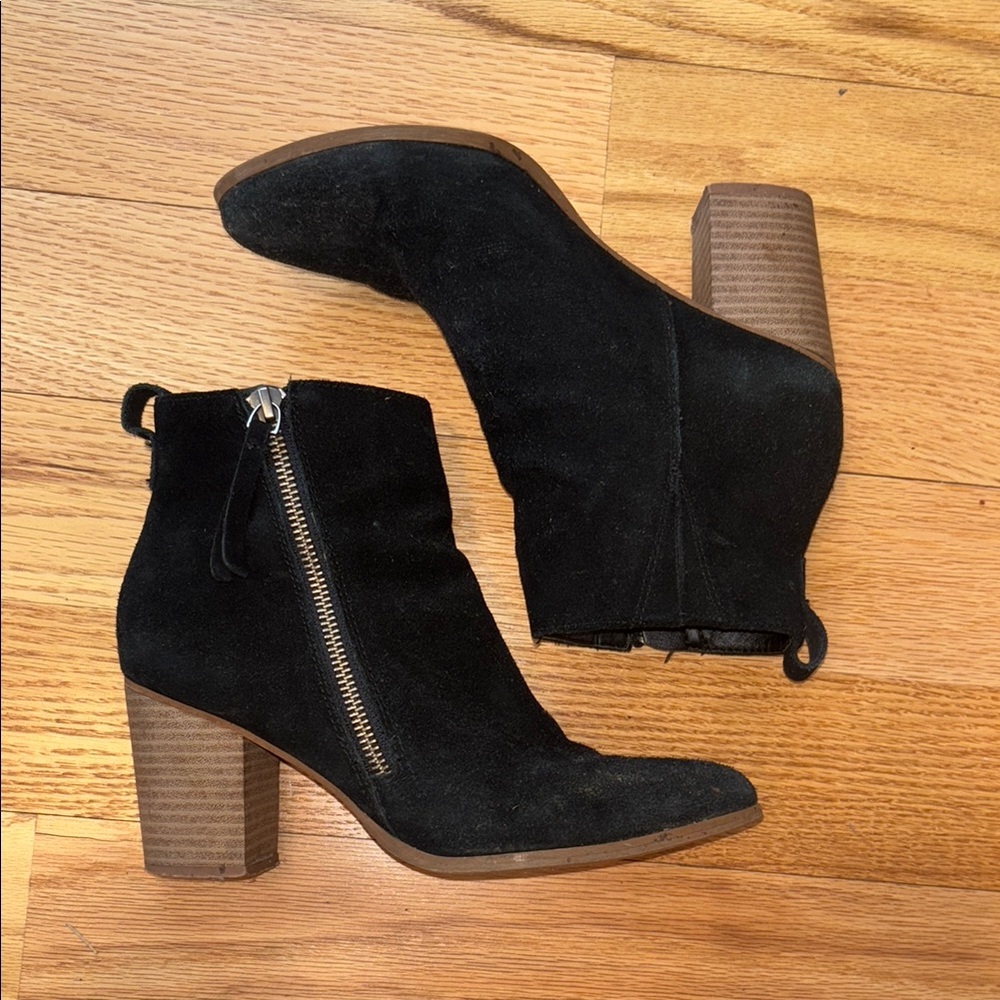 Black Suede Ankle Boots